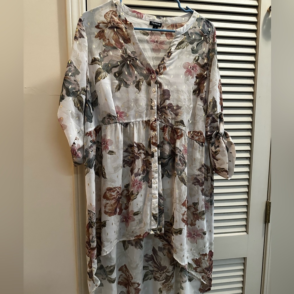 Torrid High Low Blouse